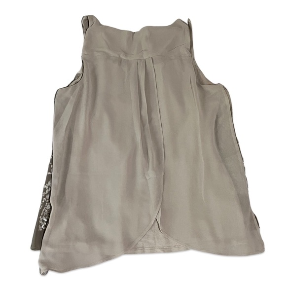 Express Sleeveless Sequin Top with Faux Open Back. - Picture 3 of 7